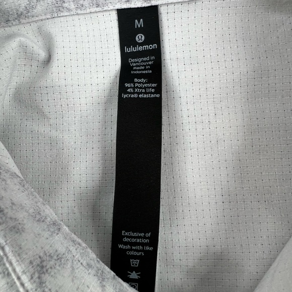 Lululemon Men’s Size M Airing Easy LS Short in Gray NEW - Picture 9 of 9